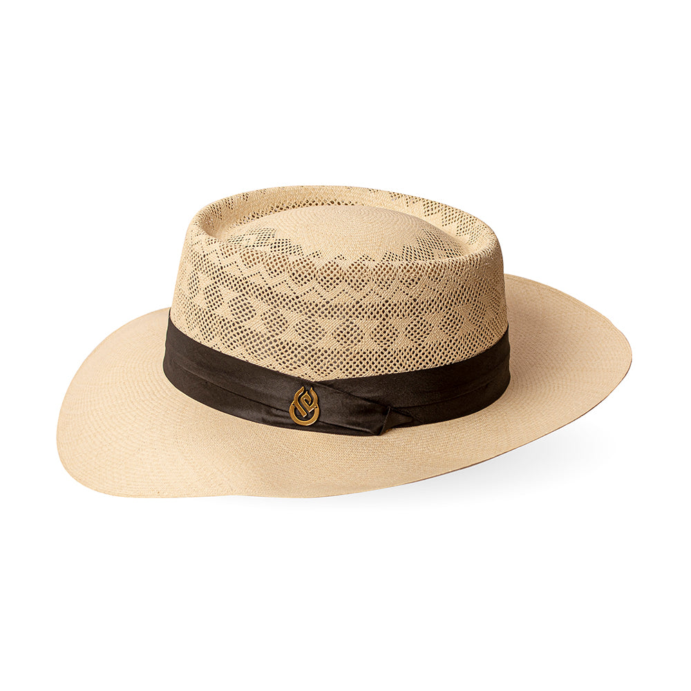 Sombrero Gambler Semi Calado Montecristi - Panama Hat